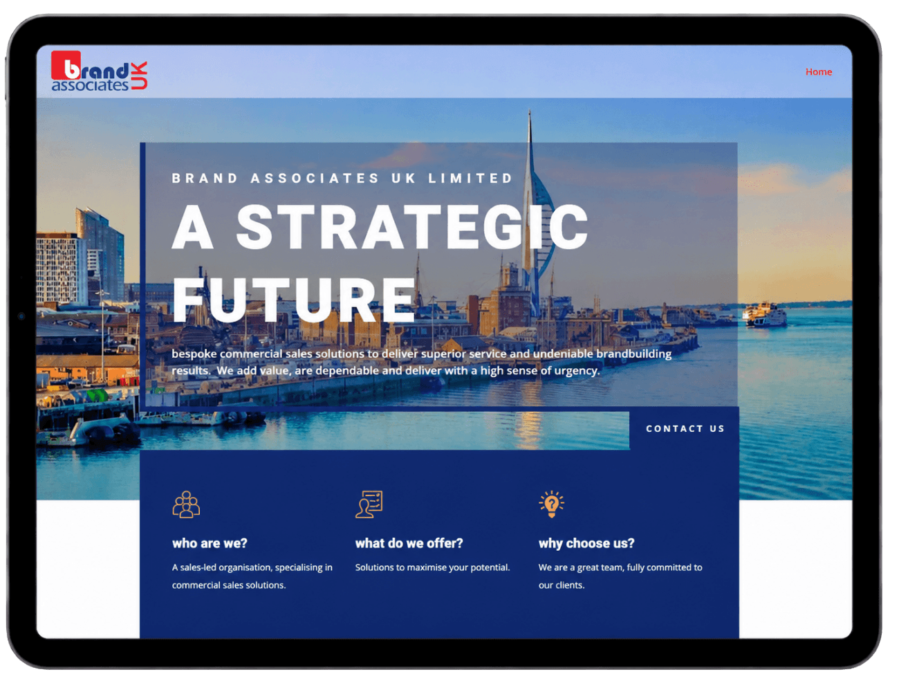 Brand Associates UK Limited Sticky Websites Brand Associates UK website - Food Brokerage based in Scotland