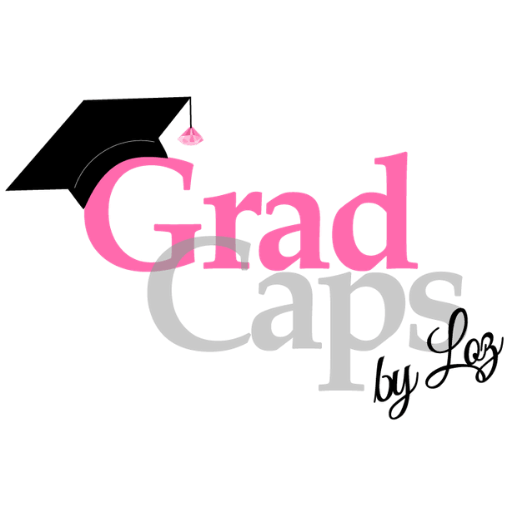 Grad Caps - Crystal covered graduation caps